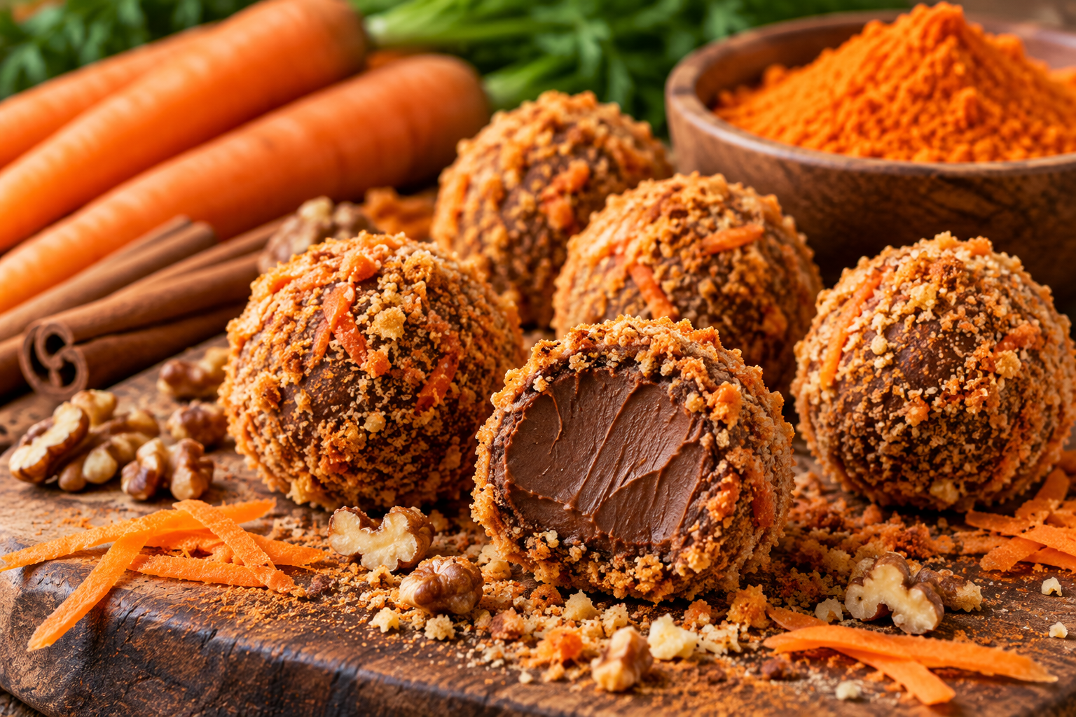 carrot cake truffle